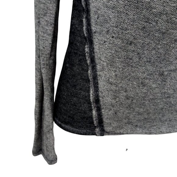 Kuhl Nova Cowl Neck Long Sleeve Raglan Sweater Sweatshirt Size XS Gray Wool - Picture 4 of 12